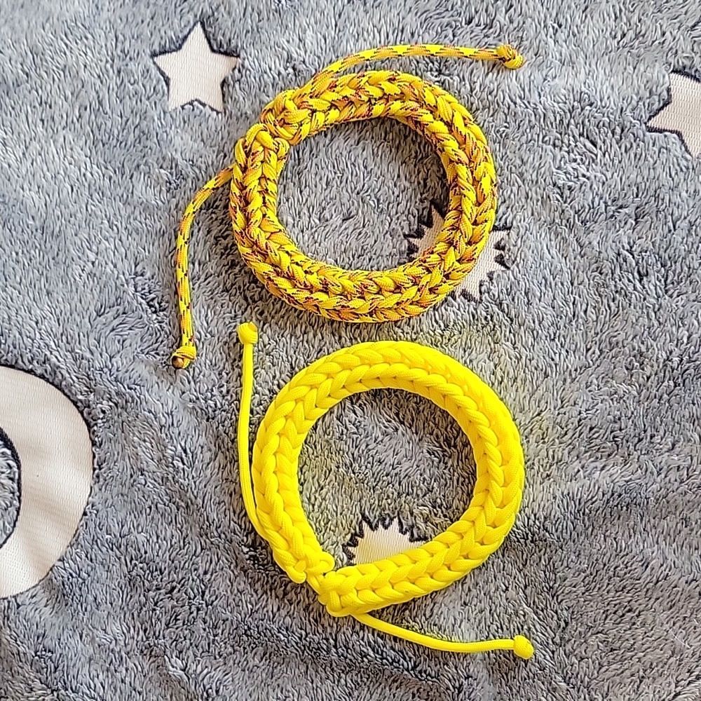Set of 2 Paracord Ankle Bracelets